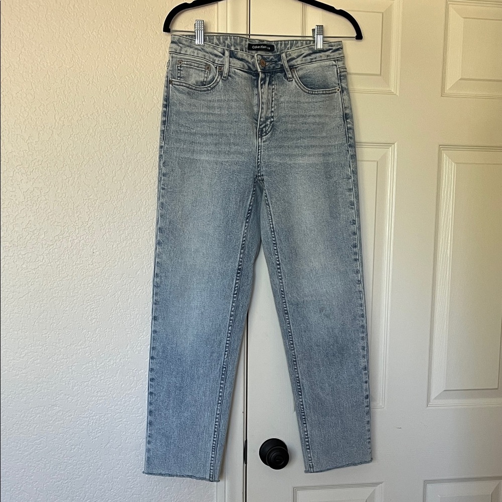 Calvin Klein Jeans Women's Straight Leg - Light Blue